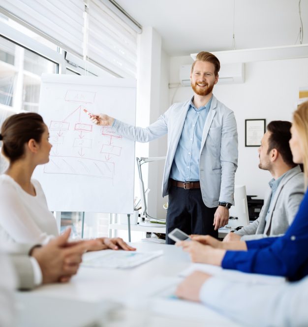Presentation and training in business office